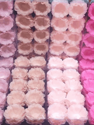 120 Forminhas para Doces Finos Formato Flor - Casamento/Aniversário/Batizado- Diversas Cores