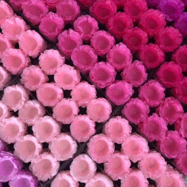 40~200 FORMINHAS DE DOCES FINOS FLOR LUXO CASAMENTO FESTA 39 CORES