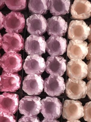 1000 Forminhas para Doces Finos Formato Flor - Casamento/Aniversário/Batizado- Diversas Cores