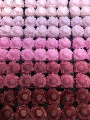 400 FORMINHAS DE DOCES FINOS FLOR FLORAL CASAMENTO FESTAS 39 CORES