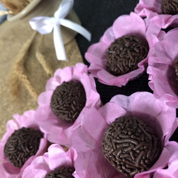 Forminhas Doces Finos Modelo Floral Flor Festas