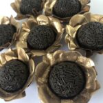 Kit 40~400 Forminhas floral Doces Finos Flor Casamento Aniversario Festa Brigadeiro Metalizadas